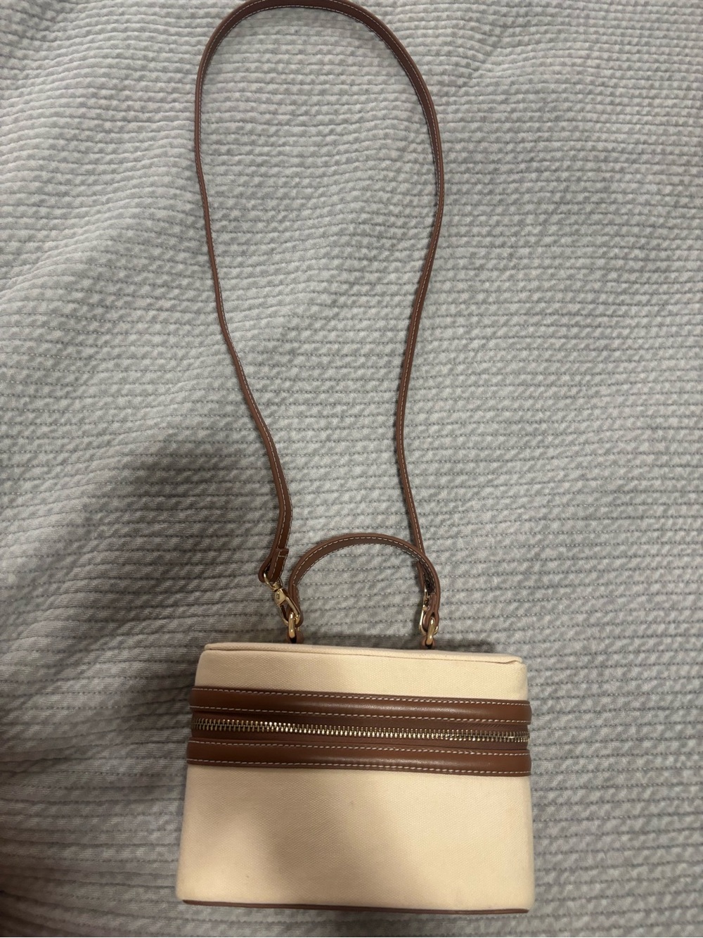 Ann Taylor Weekend Collection Canvas Jewelry Bag